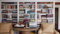 Cluttered Bookshelf Displays - Create Order Without Looking Empty
