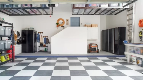 Packed Garage Floors - Create Storage Above Ground Level
