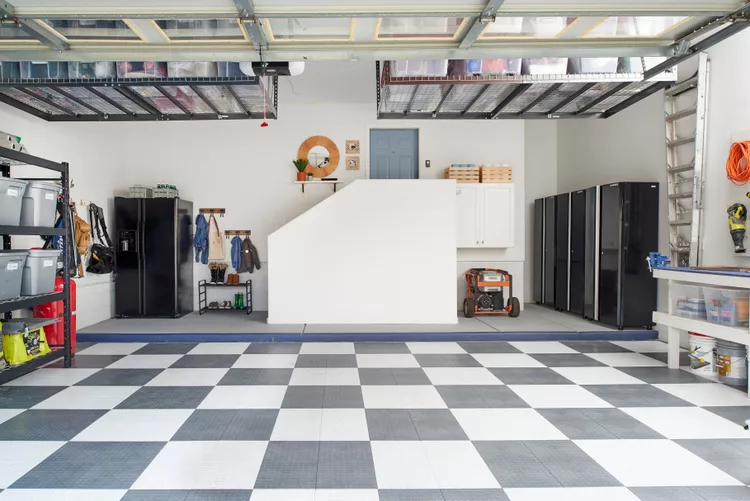 Packed Garage Floors - Create Storage Above Ground Level