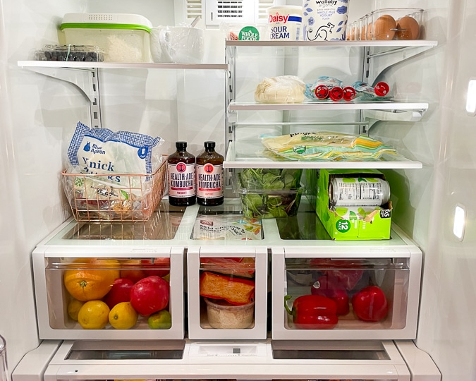 Messy Refrigerator Shelves - Organize Food for Easier Access